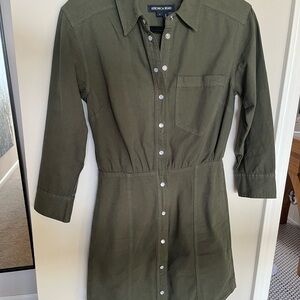 Veronica Beard Army Green Keston Dress - Size 0